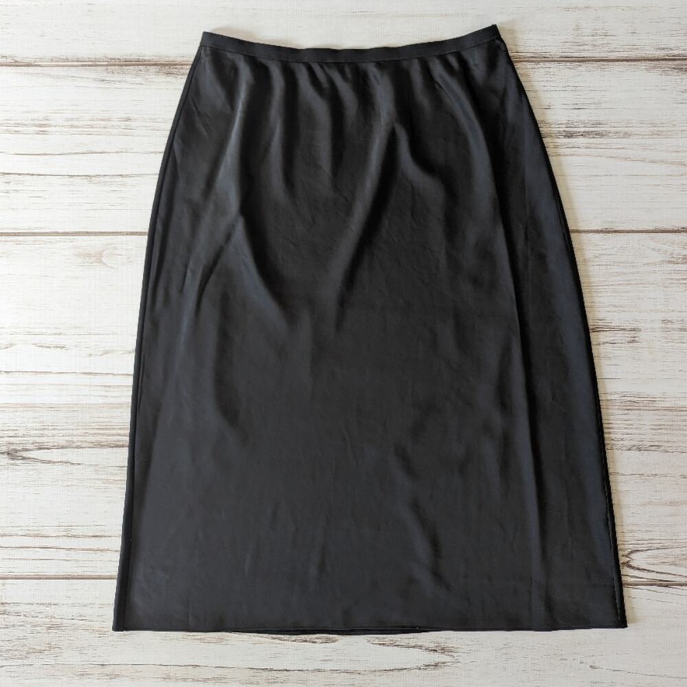 Victoria's Secret Satin Midi Silky Skirt sz Large